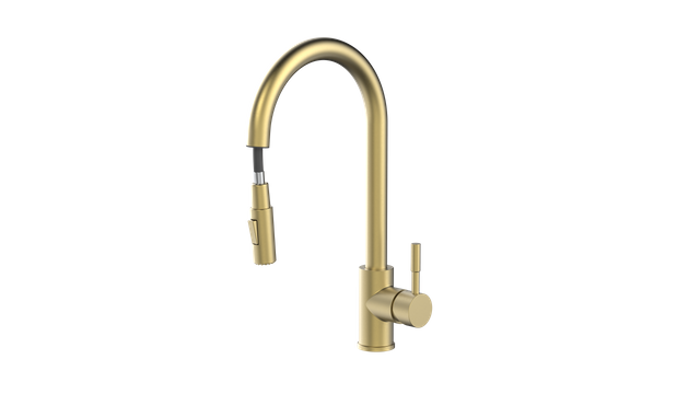 SUS304 Pull Out Kitchen Faucet SS-971