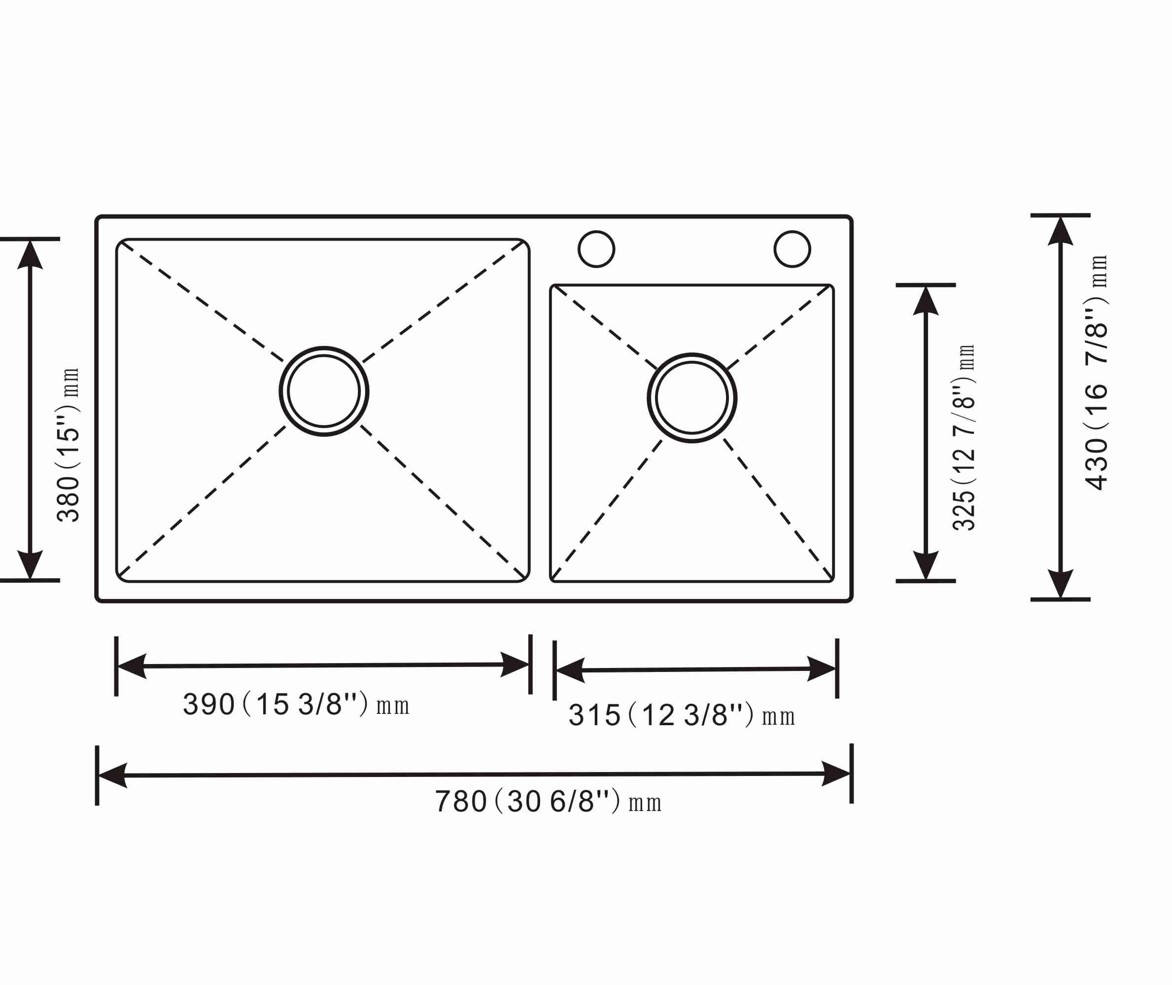 Kitchen sink 7843C